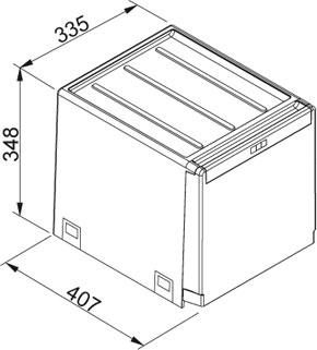 Actual product image Franke Rubbish bin (28 l)
