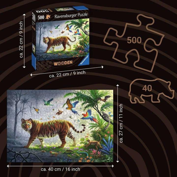 Immagine prodotto Ravensburger Tigre nella giungla (500 pezzi)