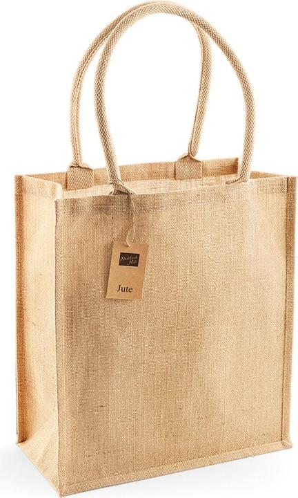 Westford Mill Jute Boutique Einkaufstasche (19L) (2 StückPackung) (19 l)