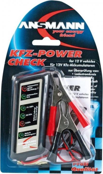 Produktbild Ansmann Batterietester Kfz-Power Check