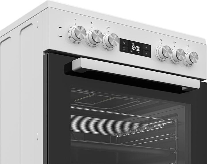Immagine prodotto Beko FSM 67320 GWS ws Fornello a libera installazione 60cm Ceran A 8 modalità di riscaldamento Orologio