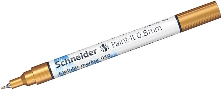 Actual product image Schneider Paint-It 010 Metallic marker, 0.8 mm, metallic silver (gold metallic, 0.80 mm, 1 x)