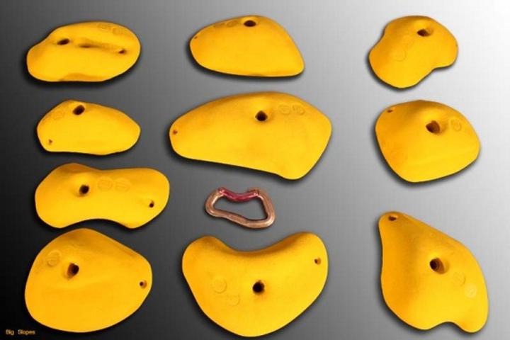 Image du produit Move It Climbingholds Prises d'escalade Retro Slopes Big (Jaune)