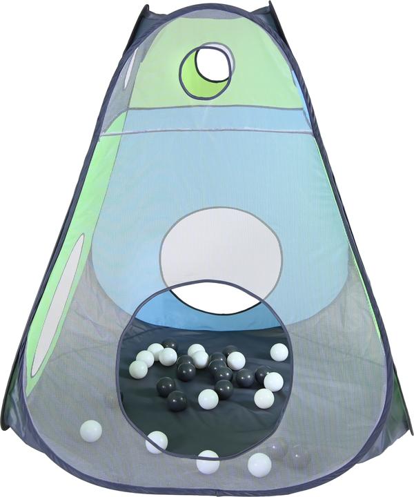 Image du produit Knorrtoys Spielzelt - "Green-blue" / inkl. 30 balls