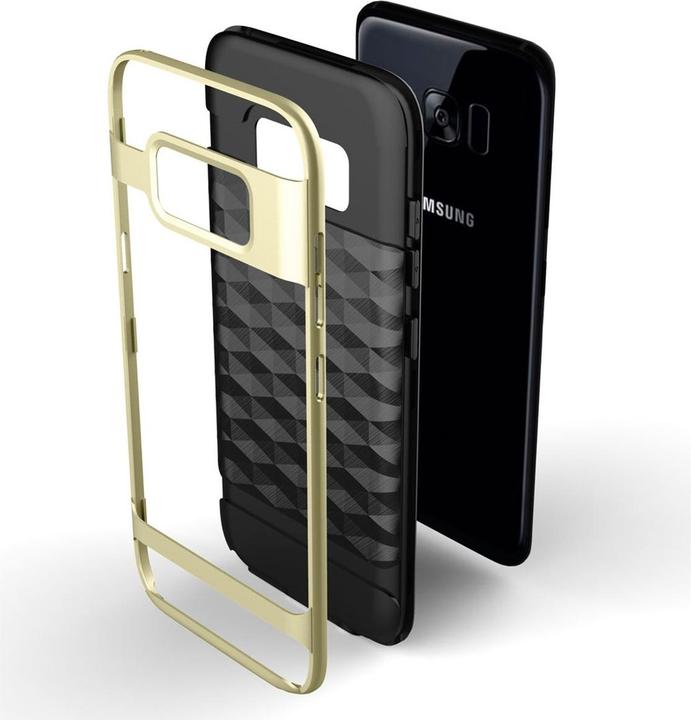 Produktbild König Design Handyhülle für Samsung Galaxy S8 Plus Schutzcase Backcover Bumper Etuis Gold (Samsung Galaxy S8+)