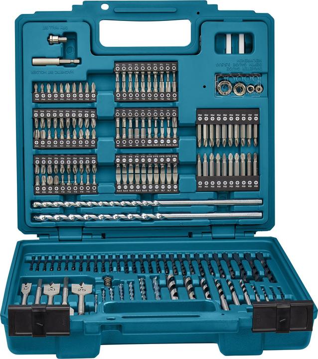Makita Jeu d'embouts de perçage 256 pièces (4 - 7.5mm)