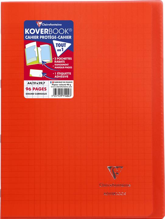 Produktbild Clairefontaine KOVER BOOK Heft seyes (A4, Speziallineatur, Harter Einband)