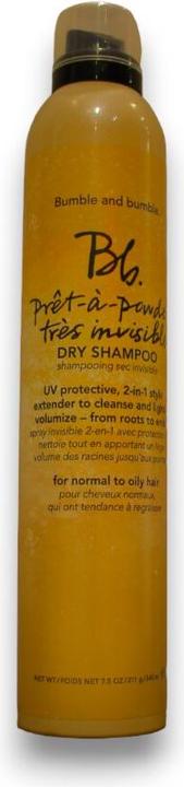 Actual product image Bumble and bumble Pret A Powder Tres Invisible Dry Shampoo 221ml (221 ml, Dry shampoo)