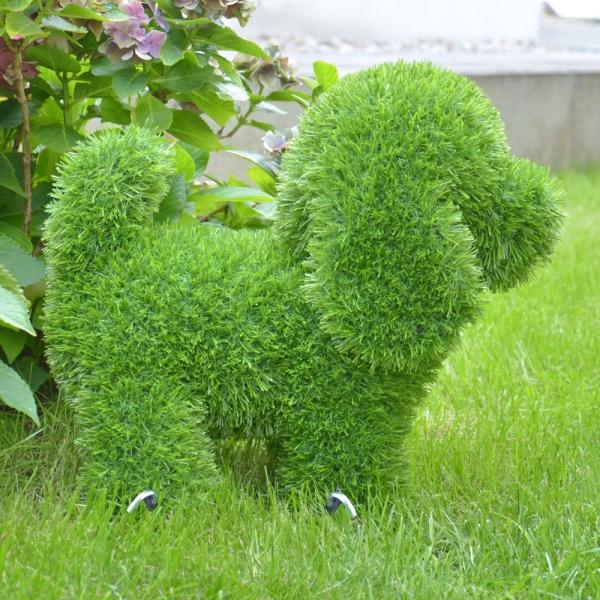 Actual product image AniPlants Grass figure, "Dog" standing, garden decoration, 35cm
