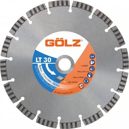 Produktbild Gölz 04978350150 LT30 Diamanttrennscheibe Turbo Universal 150 x 22,2 mm