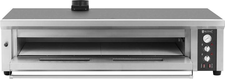Produktbild Royal Catering Elektro-Pizzaofen 1 Backkammer 450 °C Ober-/ Unterhitze für 8 Pizzas mit Ø 33 cm (Pizzaofen Elektro)