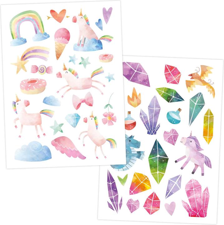 Actual product image Papierdrachen Metallic Tattoo Set 6 - Beach Vibes