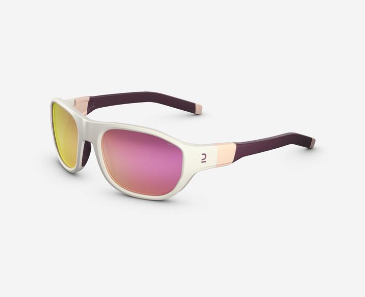 Quechua Sonnenbrille Wandern MH T500 Kinder 6–10 Jahre Kategorie 4 dunkelblau/orange