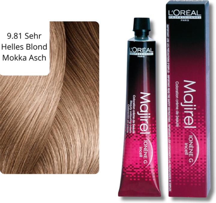 Produktbild L'Oréal Professionnel Majirel (9.81 Sehr Helles Blond Mokka Asch)