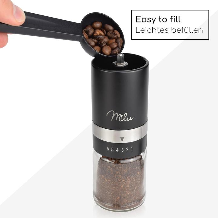 Produktbild Milu Kaffeemühlen-Set Edelstahl, schwarz