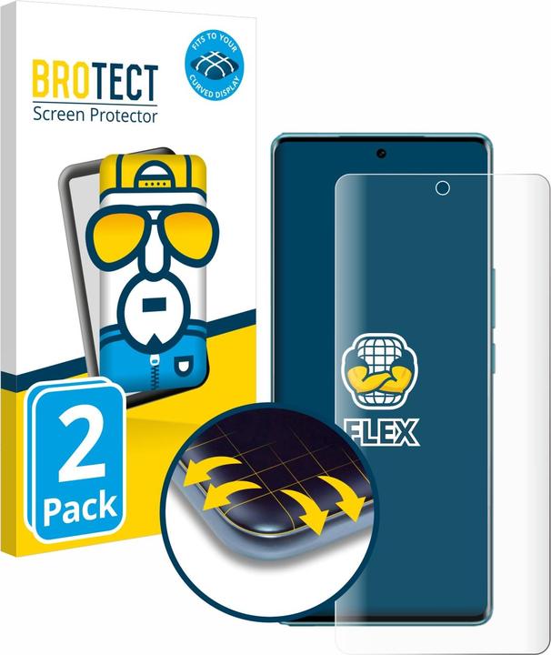 Actual product image BROTECT Full-Screen Protector (2 Piece, Vivo V29)