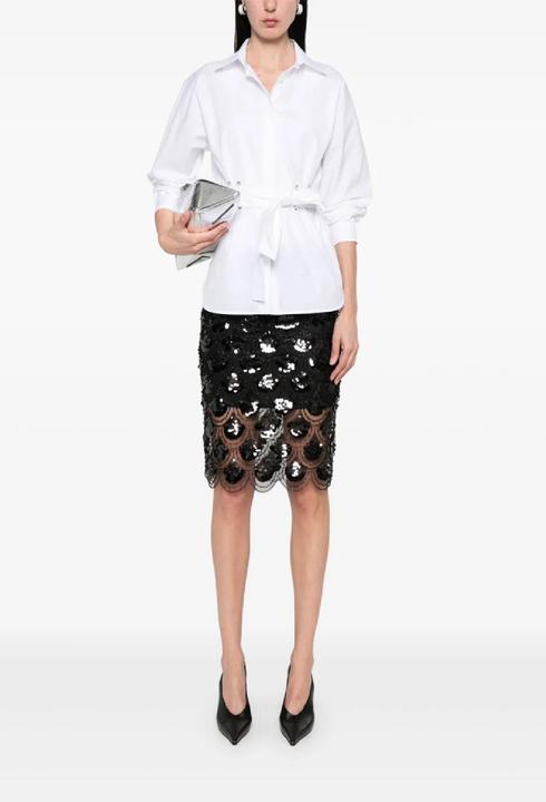Actual product image Rotate Sequins Pencil Skirt (38)