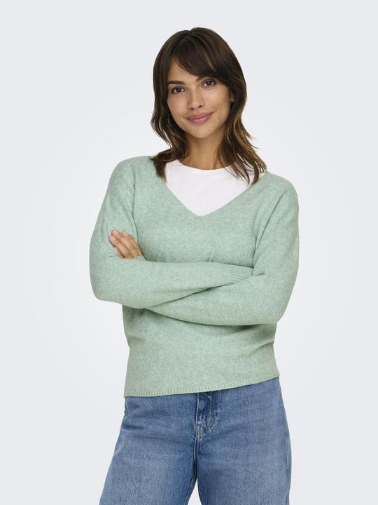 Actual product image Only Onlrica Life L/S V-Neck Pullo Knt Noos (M)