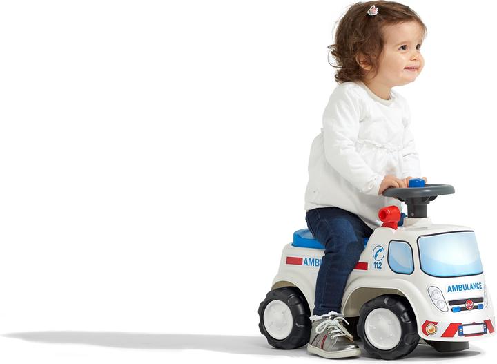 Image du produit Falk Toys Ambulance ride-on avec volant de stockage et klaxon