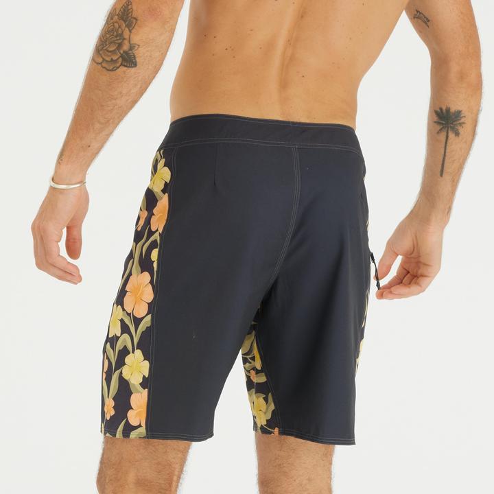 Actual product image Olaian Boardshorts Surfen Herren lang 500 Arch Spring 19" schwarz (40)