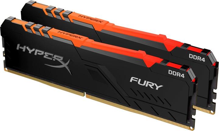 Image du produit HyperX Fury RGB (2 x 8GB, 3200 MHz, RAM DDR4, DIMM)
