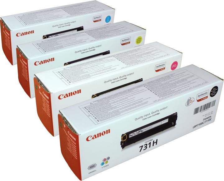 Image du produit Canon 4 toners 731H 731 Multipack K C M Y 4 couleurs (M, CF, C, Y)