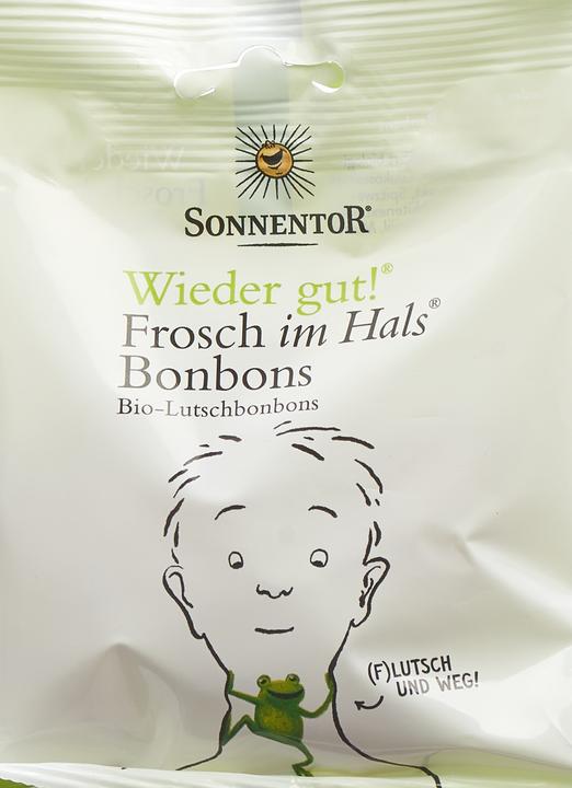 Actual product image Sonnentor Again good frog in throat candies (1 Piece, Sweet, 50 g)