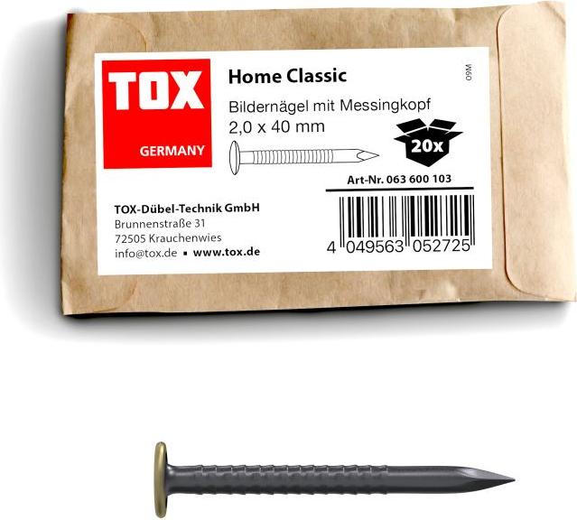 Produktbild Tox Bildernagel Home Classic (20 Stück, 40 mm)