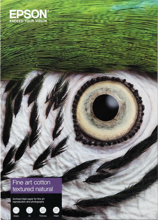 Produktbild Epson Fine Art Cotton Textured Natural + 25 Sheets (300 g/m², A3+)