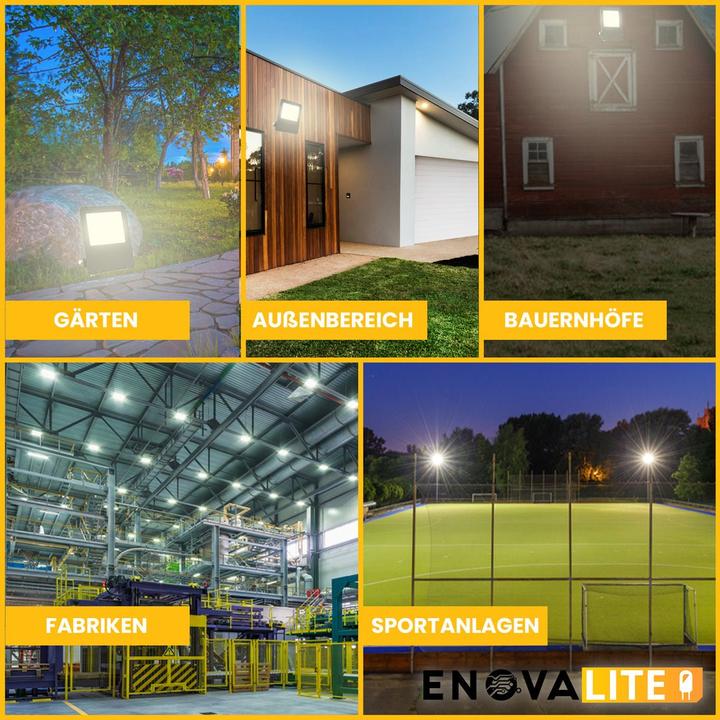 Produktbild Enova ELED 400162 - PRO LED-Fluter, 200 W, 26000 lm, 4000 K (26000 lm)