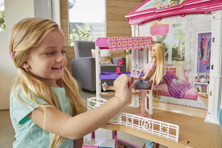 Actual product image Barbie House, Furniture And Dolls