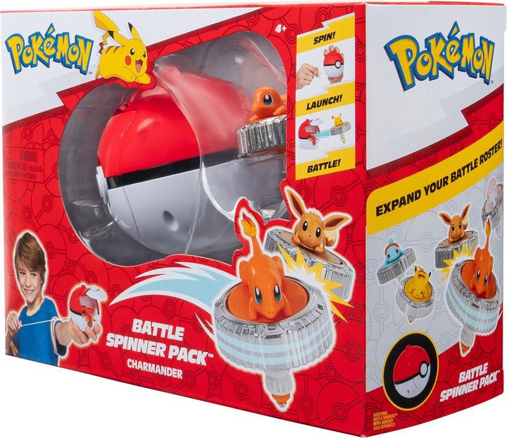 Actual product image Pokémon Battle Spinner Pack Glumanda & Pokéball