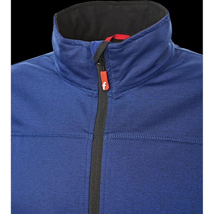 Actual product image Magni Tech fleece jacket mottled cornflower blue/black size 2XL Fortis Elements (XXL)