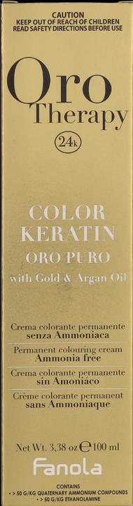 Image du produit Fanola Color Keratin Oro Puro 8/31 Rubio Claro Arena 100ml (8.31 Blond clair Sandy)