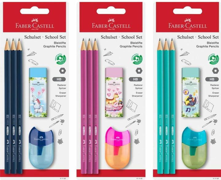 Produktbild Faber-Castell Schulset (HB, 3 x)
