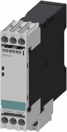 Produktbild Siemens SIRIUS 3UG4 Überwachungsrelais 3UG4512-1BR20 Überwachungsrelais für Netz- und dreiphasige Spannungen