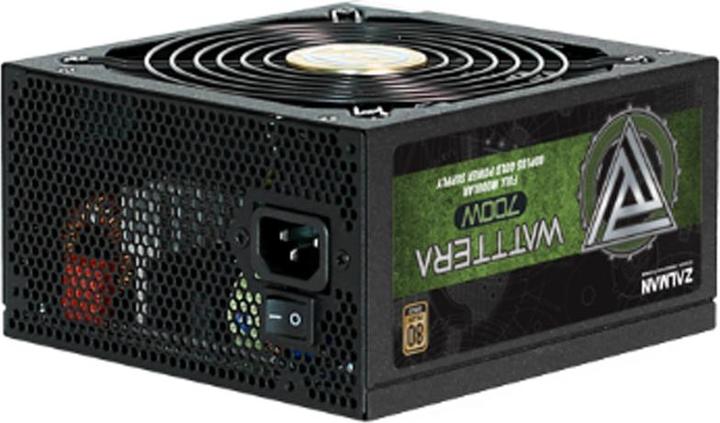 Actual product image Zalman ZM700-EBTII WATTTERA, 700 Watt 80 PLUS GOLD PSU, EU, Full Modular, Active PFC wi (700 W)