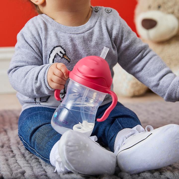 Actual product image B.Box Innovative Water Bottle with Straw Raspberry New 240 ml 6 months+ (0.24 l)