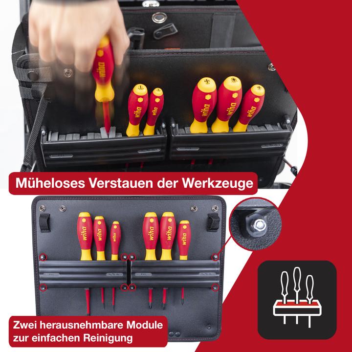 Image du produit Wiha Werkzeugkoffer XL2 Trolley electr 60tlg (60 pièces)