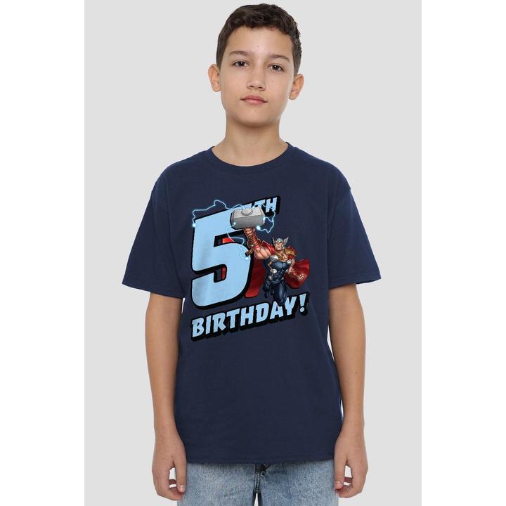 Immagine prodotto Thor Maglietta 5° Compleanno Bambini (128)