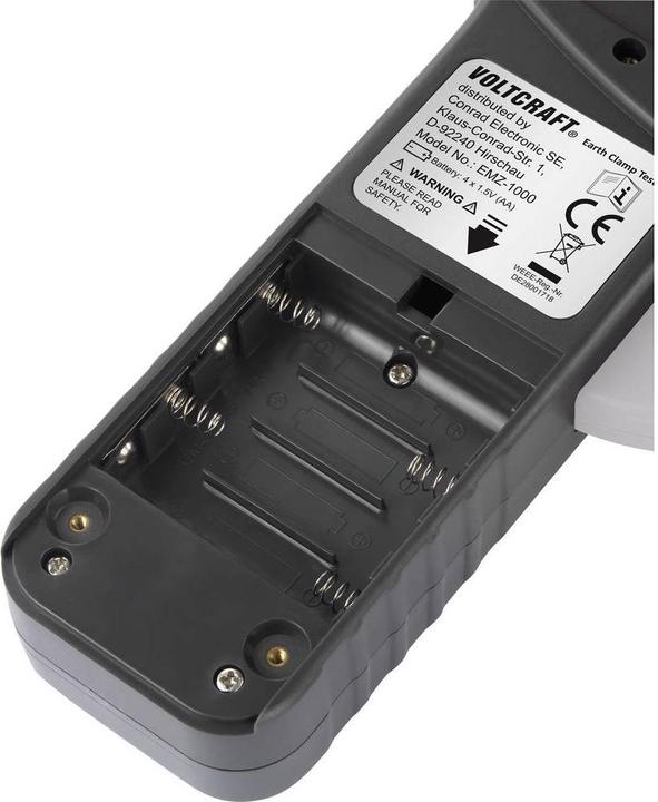 Actual product image Voltcraft EMZ-1000 Earth Meter 0.01 - 1200Ω