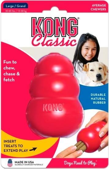 Produktbild KONG Classic (Apportieren, Futterspielzeug Hund, Kauspielzeug Hund)