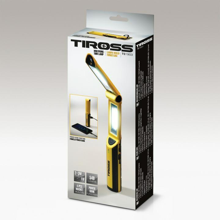 Produktbild Tiross Taschenlampe TS 1903 MIT POWERBANK (3.70 cm)