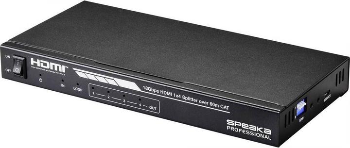 SpeaKa Professional SP-HDS-700 HDMI® HDMI Extender over Network Cable RJ45 50m (Extender)