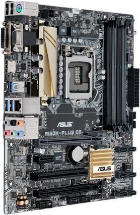 Actual product image ASUS B150M-Plus D3 (LGA 1151, Intel B150, mATX)