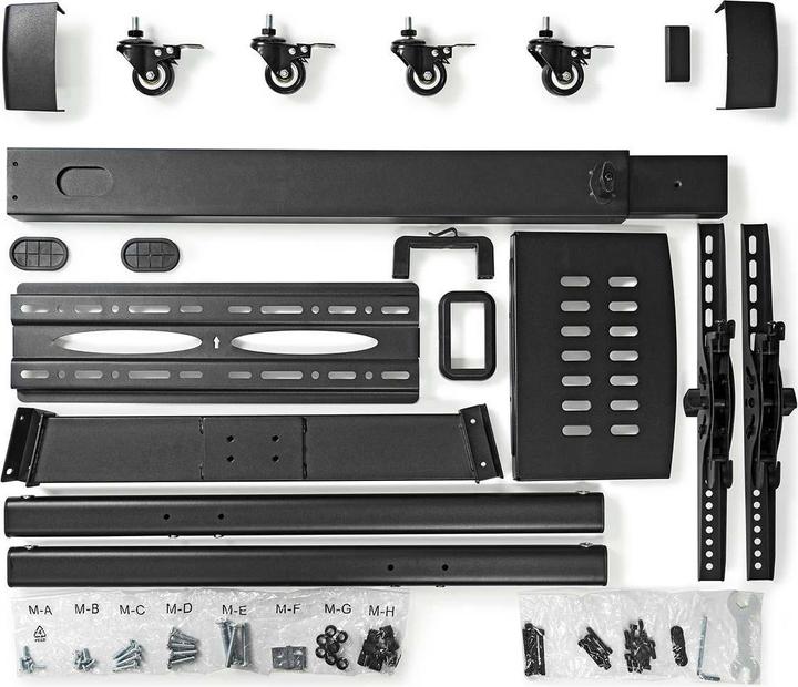 Actual product image Nedis TV floor stand | 32-55 " | maximum supported screen weight: 35 kg | Premium column Entw (55", 35 kg)