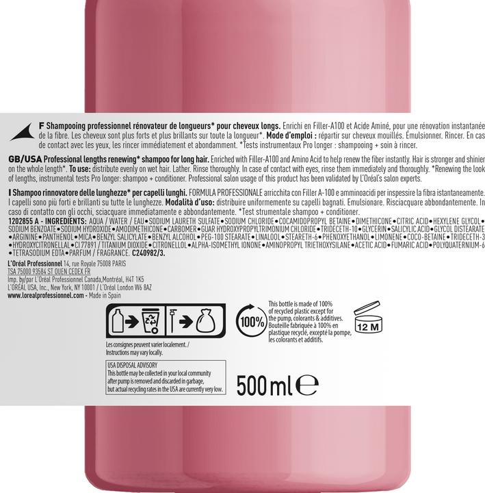 Immagine prodotto L'Oréal Professionnel Pro Longer Shampoo / (500 ml, Shampoo liquido)