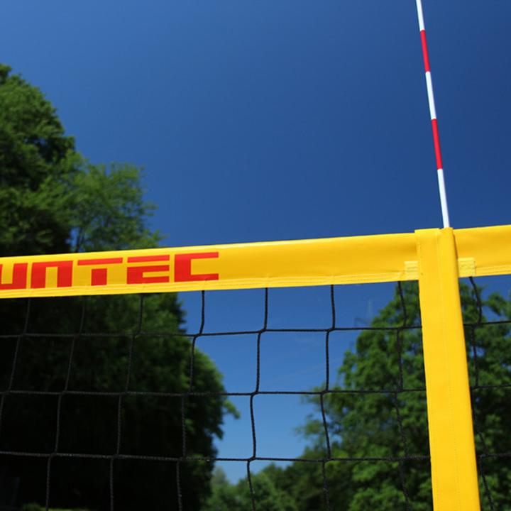 Productafbeelding Funtec Pro Beach Net Plus, 8,5 M, Voor Permanente Beachvolleybalnetten, Met Extra Sterke Zijstukken