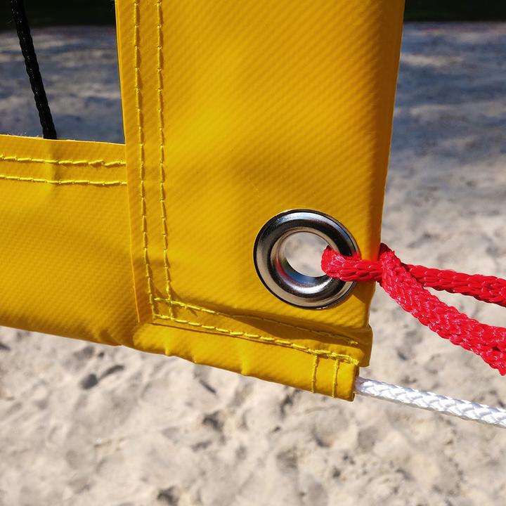 Productafbeelding Funtec Pro Beach Net Plus, 8,5 M, Voor Permanente Beachvolleybalnetten, Met Extra Sterke Zijstukken