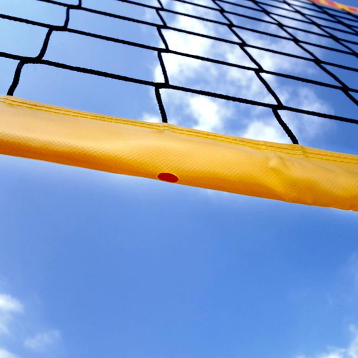 Productafbeelding Funtec Pro Beach Net Plus, 8,5 M, Voor Permanente Beachvolleybalnetten, Met Extra Sterke Zijstukken